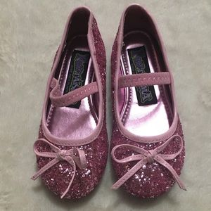 FUNTASMA Girl Sparkles Shoes Pink Glitter